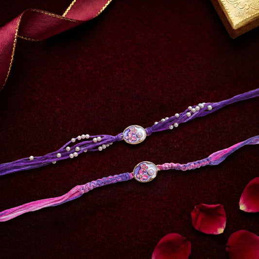 Kids Butterfly Pearl Rakhi