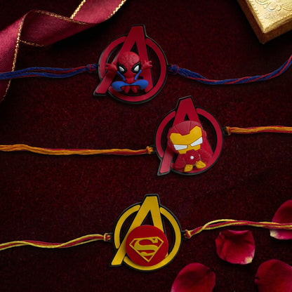 Superhero Spinner Kids Rakhi
