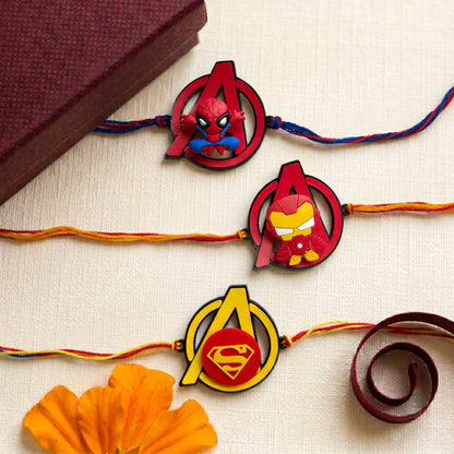 Superhero Spinner Kids Rakhi