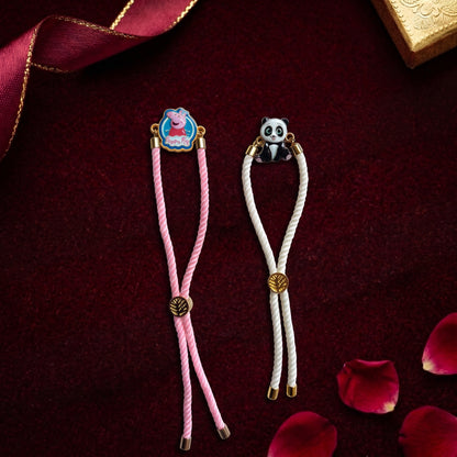 Peppa Pig & Panda Rakhi Collection (Choose Your Design)