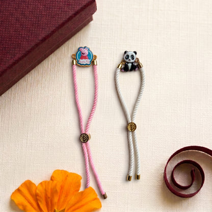 Peppa Pig & Panda Rakhi Collection (Choose Your Design)