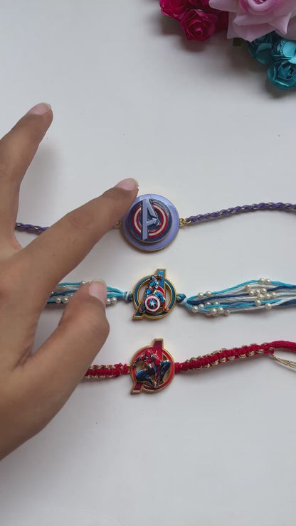 Avengers Kids Spinner Rakhi